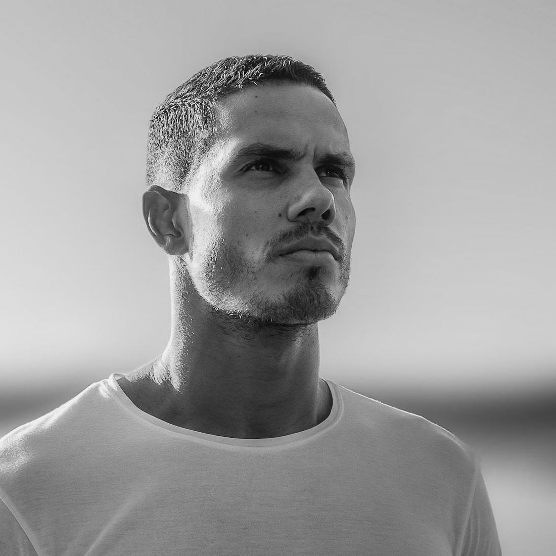 Jack Rodwell, a professional footballer and PLASMAIDE user, looking off to the side.